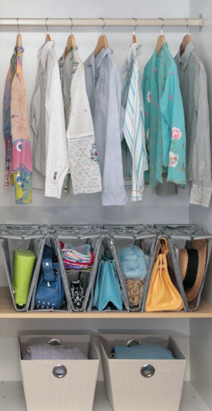 such a comfortable accessory organizer can hold little bags, hats and other small stuff and keep them in perfect order