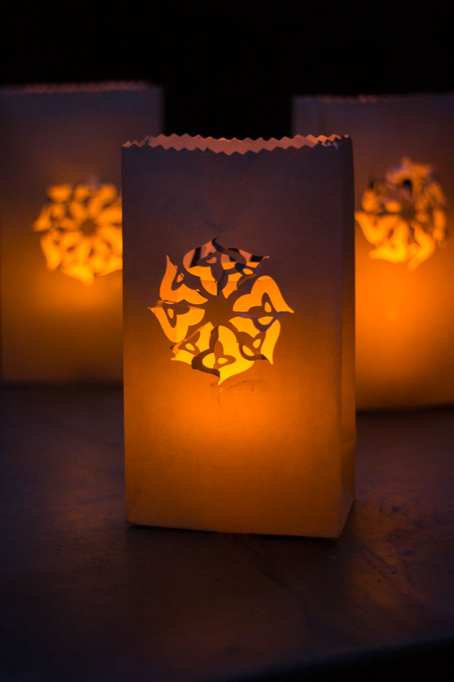 Pretty And Easy Diy Paper Punch Luminaries