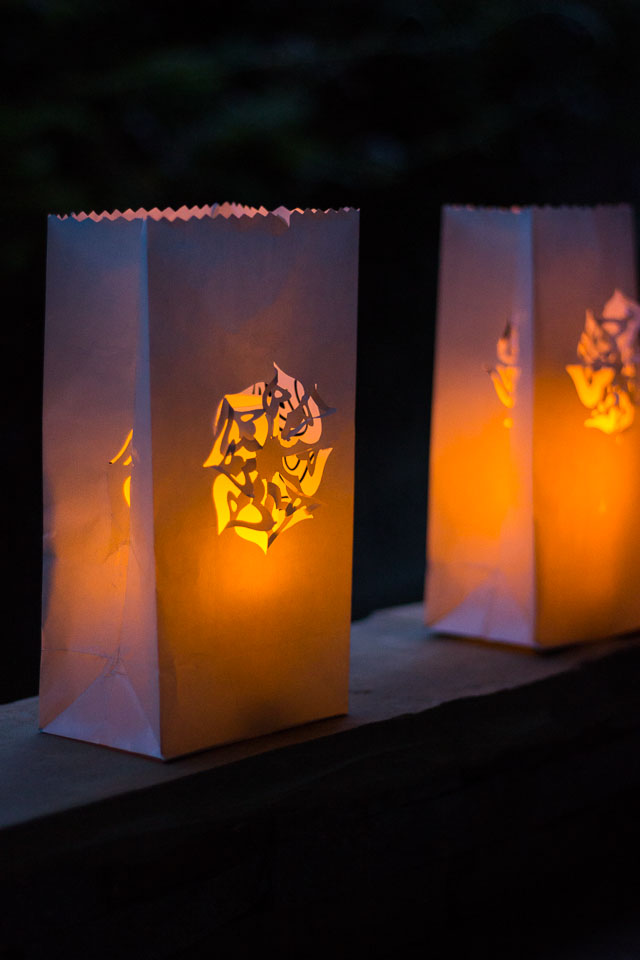 Pretty And Easy Diy Paper Punch Luminaries