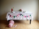 bunting tablecloth
