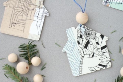 Pretty DIY Home Ornaments For Your Christmas Tree