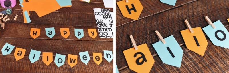 Quick And Simple Diy Halloween Bunting