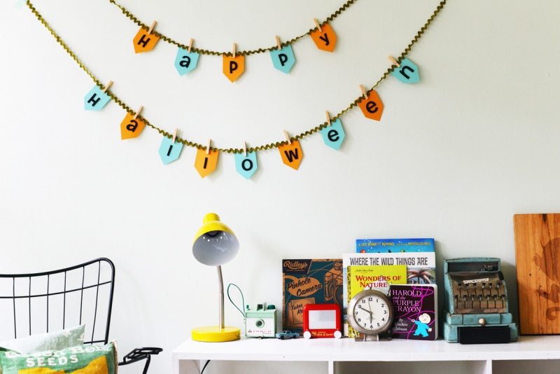 Quick And Simple Diy Halloween Bunting