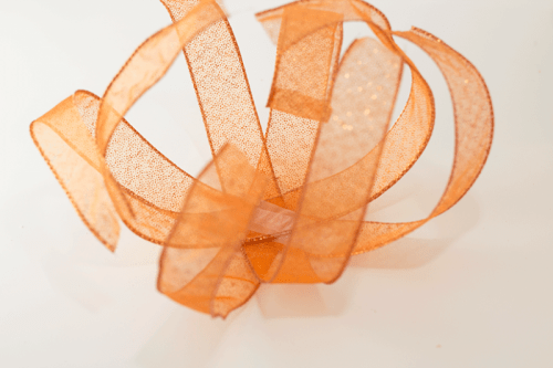 Quick Fall Craft: DIY Ribbon Pumpkin