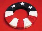 Recycled 4th Of July Wreath