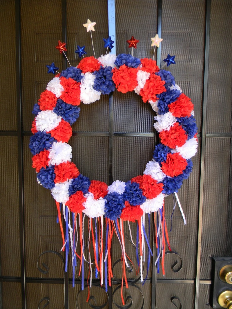 10 Great DIY 4th Of July Wreaths Shelterness