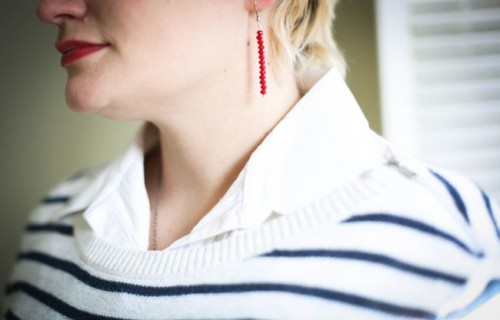 easy DIY earrings (via henryhappened)