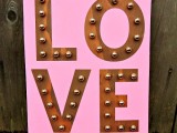 marquee love sign
