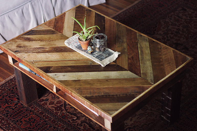 stylish pallet coffee table
