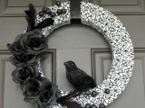 nevermore Halloween wreath