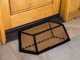 simple geometric doormat