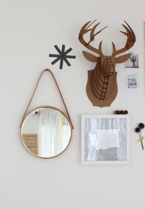 Simple And Modern Diy Hanging Mirror