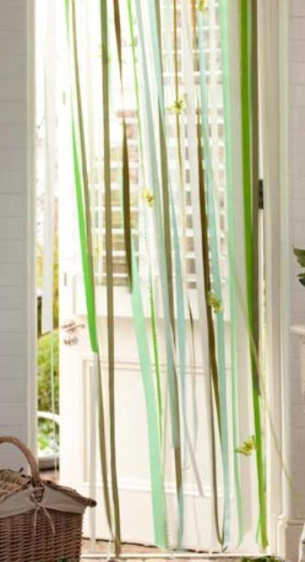 Simple And Quick Diy Ribbon Curtain
