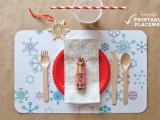 printable winter placemats