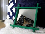 colorful bamboo mirror