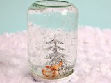 Simple Diy Mason Jar Snowglobes