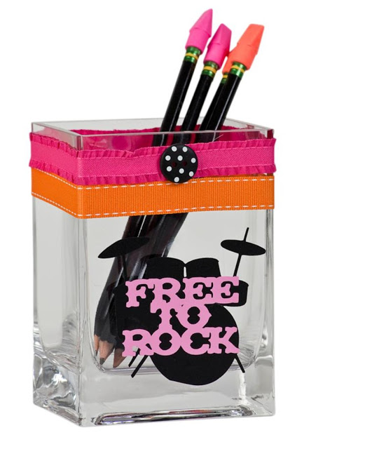 free to rock pencil holder