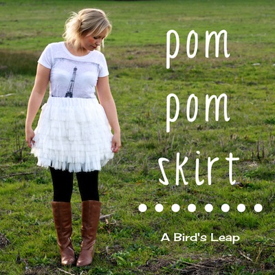 pom pom skirt (via abirdsleap)