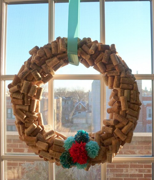 Simple DIY Wine Cork Wreath