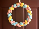 speckled eggs wreath