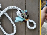 fabric braided leash