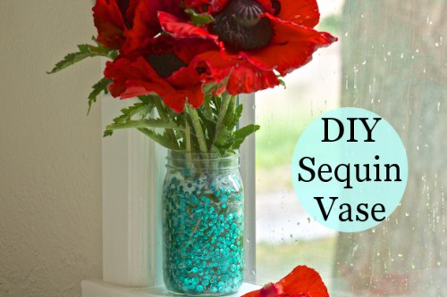easy sequined vase (via gi365)
