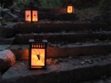 add spiders to your usual candle lanterns and they will look like Halloween at once