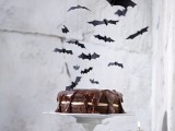 hang some paper bats over your dessert table to make it scary without much effort and it will look cool