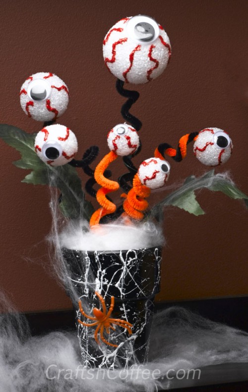 Spooky Eyeball Bouquet For Halloween Parties