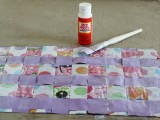 spring paper bag placemats
