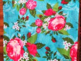 floral fabric placemats