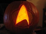 Star Trek Logo Pumpkin