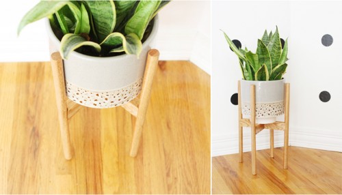 Stylish And Easy Diy Wood Plant Stand
