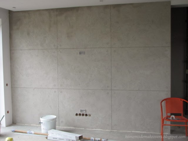 Stylish Diy Concrete Tv Wall