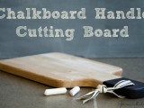 chalkboard handle cutting board