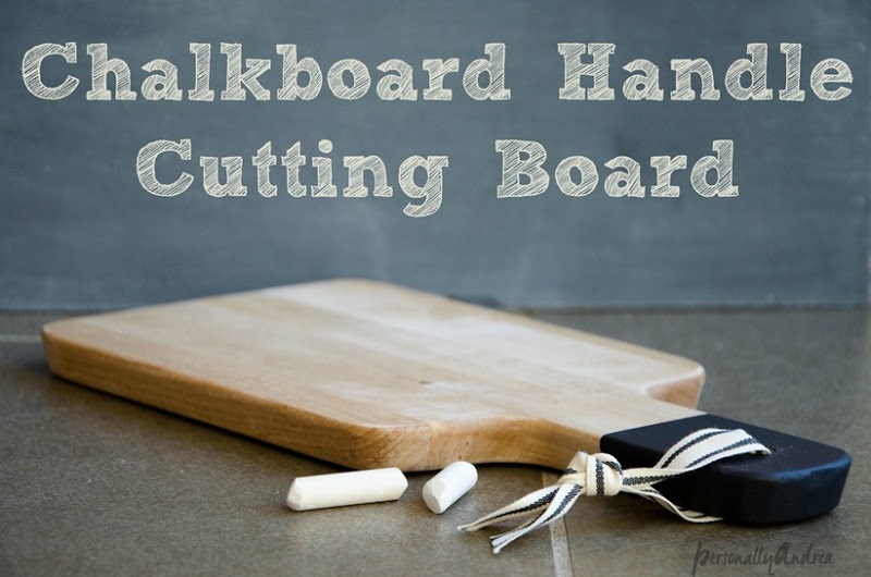 chalkboard handle cutting board