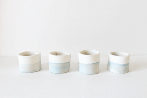 Stylish DIY Faux Ceramic Napkin Rings