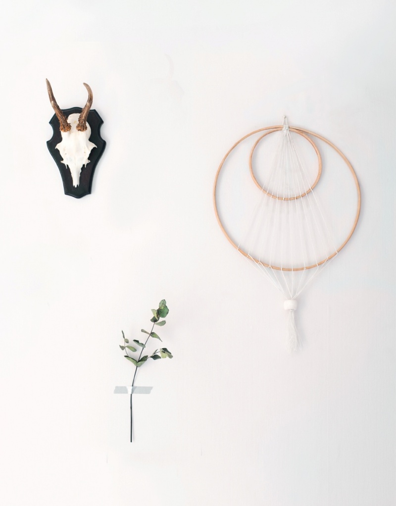 Picture Of stylish diy minimal dreamcatcher for home decor  1