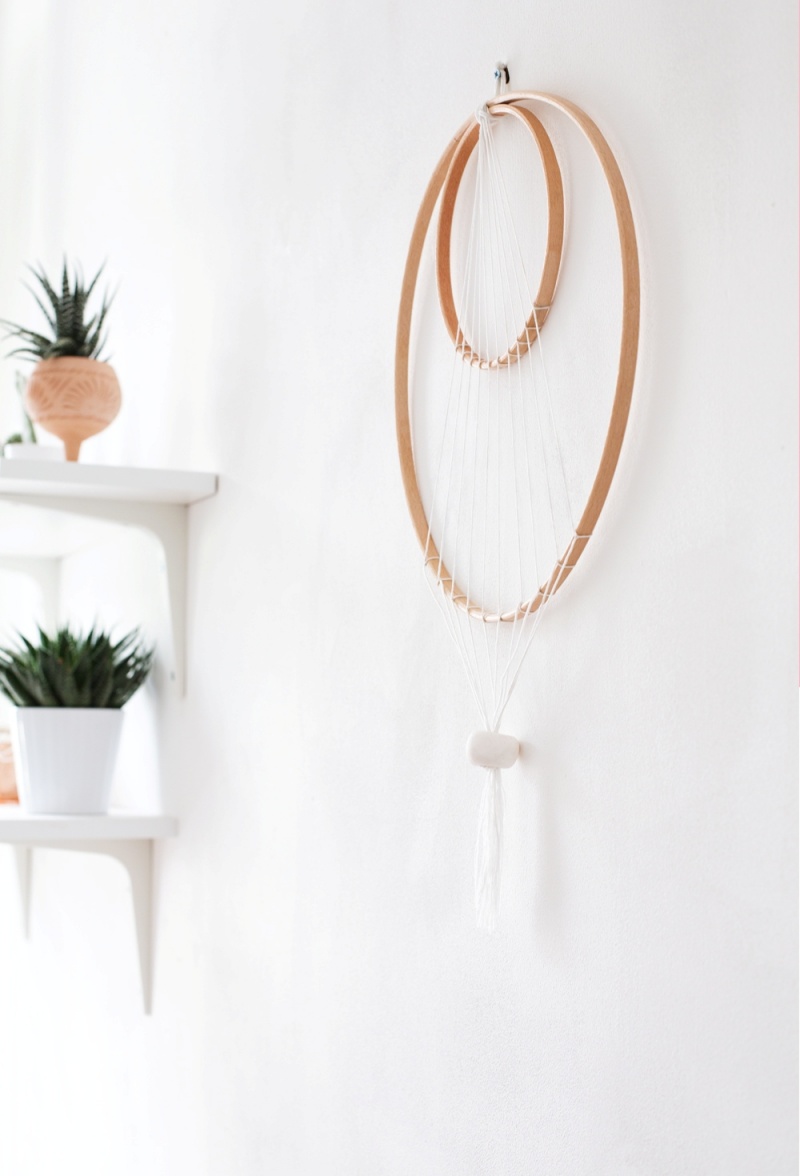 Picture Of stylish diy minimal dreamcatcher for home decor  5