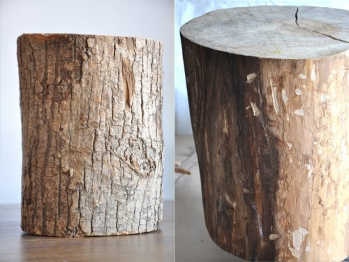 Stylish DIY Stump Bedside Table In 2 Versions
