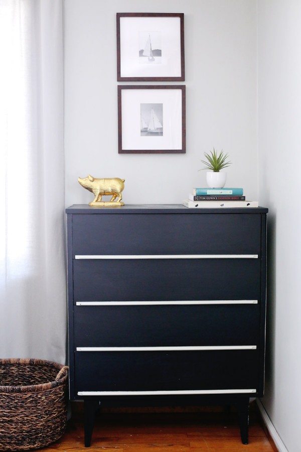 Picture Of stylish modern diy painted dresser makeover  6