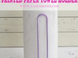 pastel towel holder