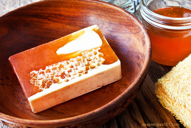 honey soap recipe (via soaprecipes101)