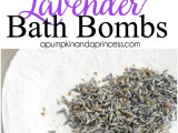 lavender bath bombs