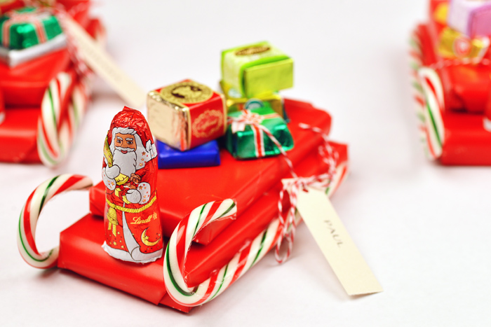 candy sleigh favors