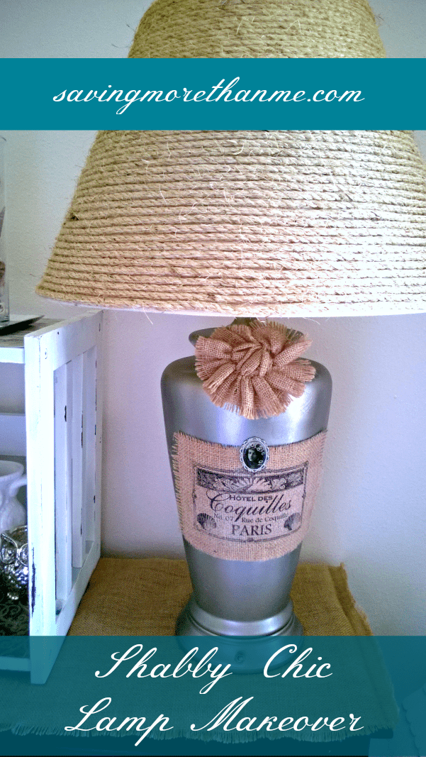 rustic and shabby lamp