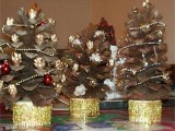Tabletop Pine Cone Trees