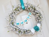 Tender And Sweet Spring Blue Wreath