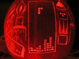 Tetris Game Pumpkin Carving