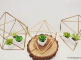 geometric planter hanger